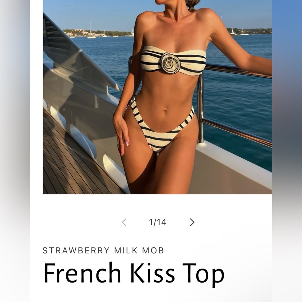 Strawberry Milk Mob French Kiss SwimSuit